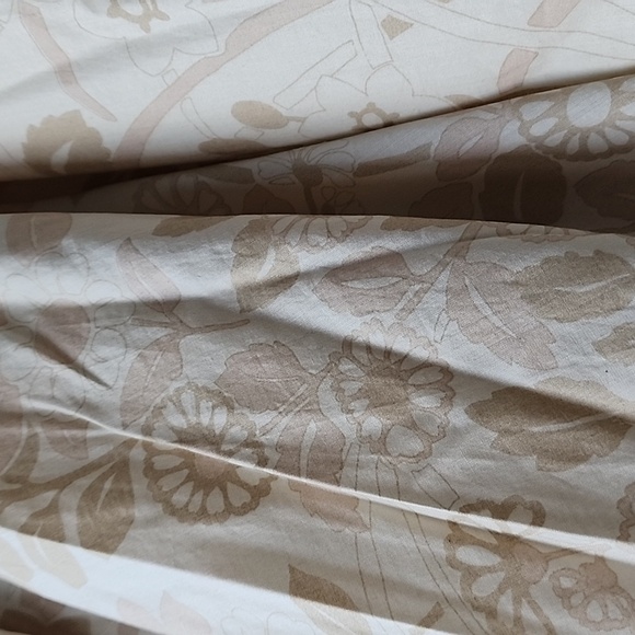 Club Monaco Knee Length Tonal Floral 100% Cotton A Line Skirt - Picture 2 of 6